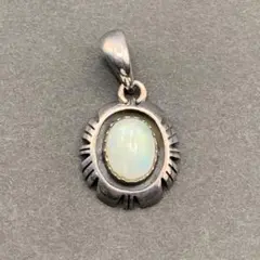 vintage Silver925 アクアマリンペンダントトップ ナバホ族USA - メルカリ