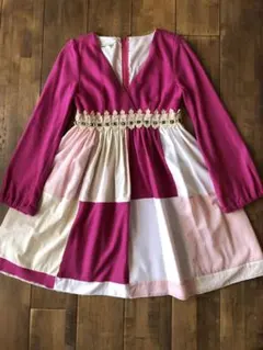 Vintage Kiriake dress patchwork flower