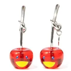 レッド Takashi Murakami Liquem チェリーピアス 村上隆