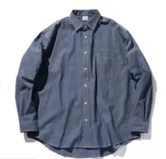 美品　トライアンタン アウトドア 長袖シャツ シャンブレーシャツ
