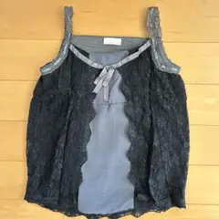 Emerson トップス 130サイズ ブラック グレー オケージョン