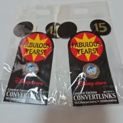 Disney Store CONVERTLINKS 飾りボタン 2個セット