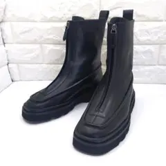 eytys raven サイズ39/25.4cm フロントジップブーツ ブラック - メルカリ
