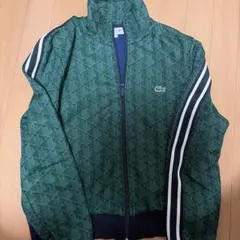 LACOSTE モノグラム　トラックジャケット　ジャージ　緑 xs（S）のサムネイル