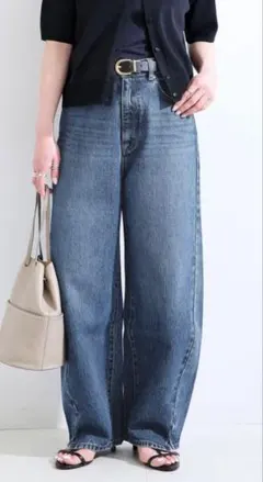 B.C STOCK DU JOUR ワイドシルエット デニムパンツのサムネイル