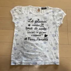 フラワープリント Tシャツ 140cmのサムネイル
