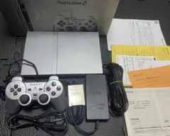 PS2 本体 薄型 SCPH-75000 SSS サテンシルバー 動作品 箱付