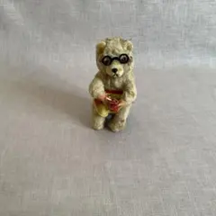 アンティーク ビンテージベア ゼンマイ仕掛け 編み物クマさん max carl