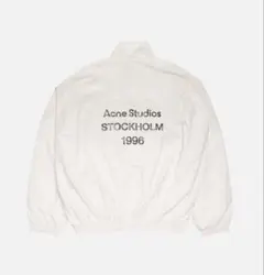Acne Studios ウォッシュ加工ロゴジャケット　ダスティホワイトのサムネイル