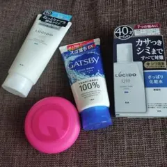 まとめ売り　ルシード　化粧水　洗顔料　ギャツビー整髪料　4点セット　#髭剃りのサムネイル