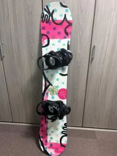 【良品】BURTON ALPHA 143cm スノーボード 板 ビンディング付き 良品】BURTON ALPHA 143cm スノーボード 板 ビンディング付き