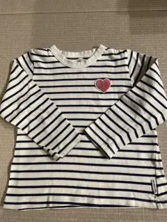 BOBSON ストライプ 長袖カットソー&Bebeトレーナー