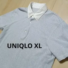 UNIQLOボーダー ポロシャツ XL 大きいサイズ