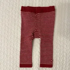 ファミリア　80㎝　赤ボーダーレギンスのサムネイル