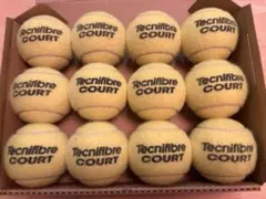 硬式テニスボール 12球入り 11月4日以降開封 1時間程の使用のみ
