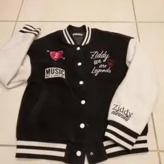 Ziddy ボンバージャケット 黒・白