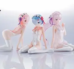 一番くじRe:ゼロから始める異世界生活エミリア、ラム、レム プレミアムフィギュア