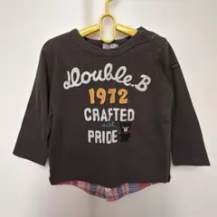 DOUBLE.B 長袖Tシャツ 90サイズ
