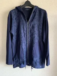 COMME CA ISM パーカー ネイビー 花柄のサムネイル