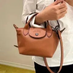 新品 ロンシャン プリアージュ キュイール XS レザー オレンジ レッド 新品 ロンシャン プリアージュ キュイール XS レザー オレンジ