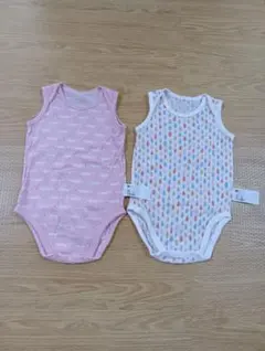ユニクロ コットンメッシュインナーボディスーツ 2枚セット