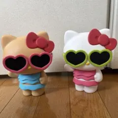 ハローキティ ソフビ フィギュア　日焼けキティ　SOFVIMATES サマー