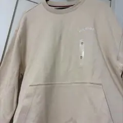 HILFIGER ベージュ トレーナー Mサイズ