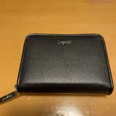 Ungrid 黒 二つ折り財布　蛇腹