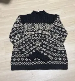 【Lands' End】ノルディック柄セーター M