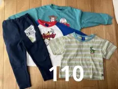 トイストーリー　Tシャツ　半袖　長袖　ズボン　110 まとめ売り保育園着