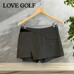 LOVE GOLF ゴルフウェア スカート ミニスカート カーキ