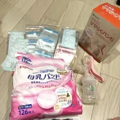 カネソン　母乳パック　母乳パッド　搾乳機　セット