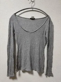 VENUS ヴィーナス グレー オフショルダー Tシャツ 【XSサイズ】