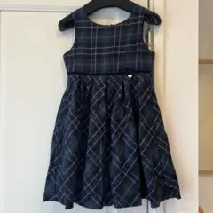 エニファムワンピース 130cm チェック柄