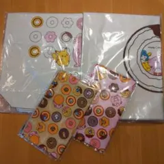 ミスド福袋　ポケモン　トートバッグ2種、ファスナーポーチ２種