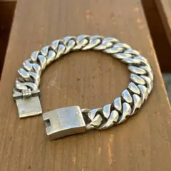 シルバー925 TAXCO極太ブレスレット重厚【大人気】 超重厚 極太ブレスレット 幅34mm メンズブレスレット シルバー 存在感