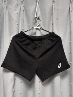 【バレーボール】アシックス ブラックショートパンツ 女子用