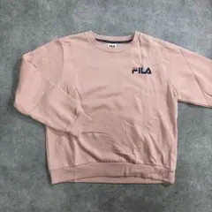 FILA フィラ スウェット トレーナー ピンク 長袖　くすみピンク　238