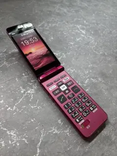 docomo DIGNOケータイ KY-42C 折りたたみ式携帯電話 レッド - メルカリ