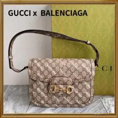 GUCCI x BALENCIAGA ホースビット1955ショルダーバッググッチ