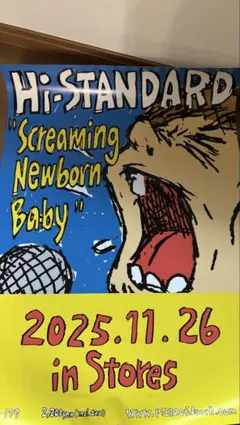 Hi-STANDARD Screaming Newborn Baby ポスター