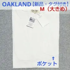 OAKLAND innovative clothes Tシャツ 白 半袖 M