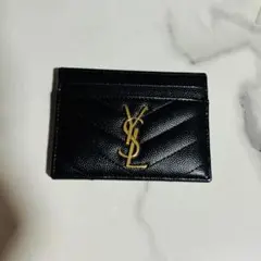 ドビー 様　YSL 黒 レザー カードケース