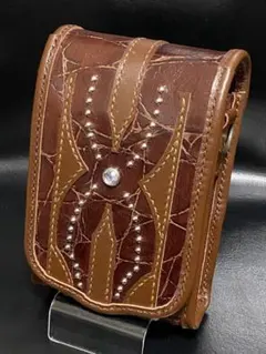 【レザーハンドメイド_全て手縫い】ドロップインダーツケースNo.58 レザーハンドメイド_全て手縫い】ドロップインダーツケースNo.58