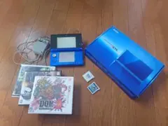 美品　Nintendo 3DS 本体 コバルトブルー　ソフト5本付き