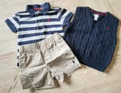 ラルフローレン ベビーキッズ 3点セット 12M