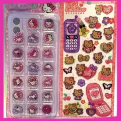 【国内正規品】豹柄ギャルキティKira☆Coroおはじき＆日焼平成ハッピーフォン