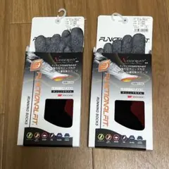 【未使用タグ付】functionalfit ランニングソックス ブラック S