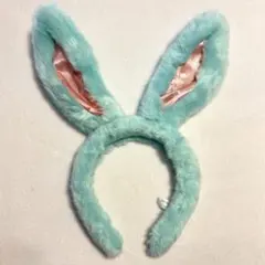 【ディズニー イースター】ウサギ耳カチューシャ　水色