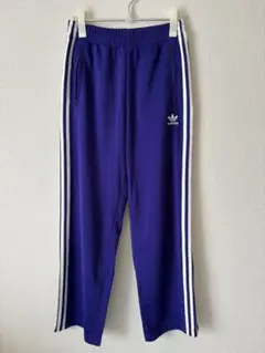 adidas トラックパンツ パープルS